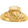 Gold Claddagh Ring Ref 534403