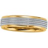 6mm Two Tone Comfort Fit Design Band Ref 278168