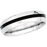 6mm Stainless Steel and EPDM Comfort Fit Band Ref 219952