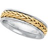 5mm Two Tone Bridal Handwoven Band Ref 641991