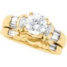 Bridal .5 CTW Engagement Ring with .1 CTW Matching Band Ref 873833
