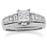 Princess Diamond .38 CTW Engagement Ring with Matching Band Ref 213283