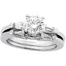 Diamond Engagement Ring with Matching Band .67 CTW Ref 701483