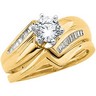Bridal Diamond .25 CTW Engagement Ring with Matching Band Ref 339203