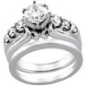 Retro Antique Style .75 CTW Engagement Ring with Matching Band Ref 518752