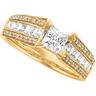 Princess 1 CTW Diamond Semi Set Engagement Ring Ref 669794