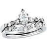 Engagement Ring with .25 CTW Round Accents and .38 CTW Band Ref 852804