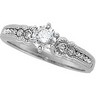 Vintage Style Semi Set .25 CTW Engagement Ring Ref 175044