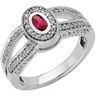 Pave Bridal Semi Set .38 CTW Engagement Ring Ref 962554
