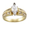 Marquise 1 CTW Diamond Semi Set Engagement Ring Ref 443706