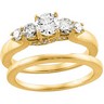 Bridal Semi Set .5 CTW Engagement Ring with Matching Band Ref 846650