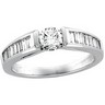 Semi Set .5 CTW Bridal Engagement Ring Ref 767774
