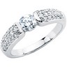 Pave Bridal Semi Set .25 CTW Engagement Ring Ref 255721