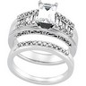 Diamond .5 CTW Engagement Ring and .13 CTW Matching Band Ref 759172
