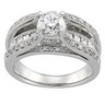 Semi Set .75 Carat Diamond Bridal Engagement Ring Ref 598561