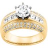 Channel Set and Pave 1 CTW Diamond Engagement Ring Ref 213099