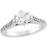 1.33 CTW Bridal Diamond Engagement Ring Ref 251608