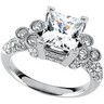 Vintage Style Semi Set 1 CTW Engagement Ring Ref 103181