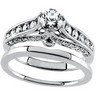 Bridal Diamond .5 CTW Engagement Ring with Matching Band Ref 948391