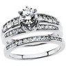 Diamond .5 CTW Engagement Ring with .17 CTW Matching Band Ref 828663
