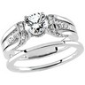 Diamond Bridal .25 CTW Engagement Ring with Matching Band Ref 852815