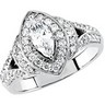Diamond Bridal Semi Set .5 CTW Engagement Ring Ref 432787