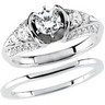 Diamond Bridal .5 CTW Engagement Ring with Matching Band Ref 101547