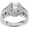 Vintage Style Semi Set .9 CTW Engagement Ring Ref 805125