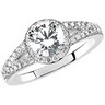 Diamond Bridal Semi Set .38 CTW Engagement Ring Ref 746576