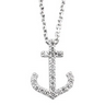 .13 CTW Diamond Anchor Necklace Ref 786635