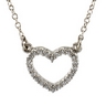 .13 CTW Platinum Diamond Heart Necklace Ref 298266