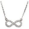 .13 CTW Diamond Infinity Necklace Ref 204374