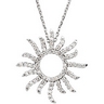 .38 CTW Diamond Sun Necklace Ref 148236