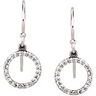 .2 CTW Diamond Circle Earrings Ref 715724