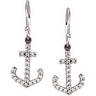 .2 CTW Diamond Anchor Earrings Ref 680352