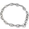 Sterling Silver Link Chain Bracelet 8 inch Ref 148242