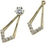 Diamond Earring Jackets .33 CTW Ref 111848