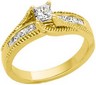 Bridal Diamond Engagement Ring .75 CTW Ref 801502