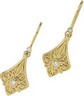 Diamond Dangle Fish Hook Earrings .17 CTW Ref 438349