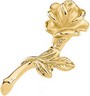 Electroform Flower Brooch | 36.75 x 17.5 mm