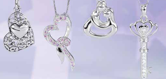 Silver Gemstone Pendants and Pendant Slides