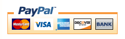 PayPal MasterCard VISA American Express Discover BANK