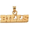 Buffalo Bills NFL Name Pendant | 7 x 26 mm | SKU: NFL-20710