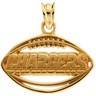 San Diego Chargers NFL Football Pendant | 12 x 19.5 mm | SKU: NFL-20731