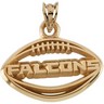 Atlanta Falcons NFL Football Pendant | 12.75 x 20 mm | SKU: NFL-20755