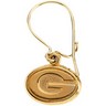 Green Bay Packers NFL Logo Earrings | 6.5 x 10 mm | SKU: NFL-20780