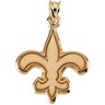 New Orleans Saints NFL Logo Pendant | 19.5 x 18.5 mm | SKU: NFL-20806