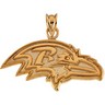 Baltimore Ravens NFL Logo Pendant | 17 x 26.5 mm | SKU: NFL-21972