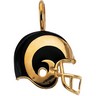 St. Louis Rams Helmet Pendant | 21.25 x 21 mm | SKU: NFL-23291