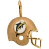 Miami Dolphins Helmet Pendant | 21.25 x 21 mm | SKU: NFL-23311